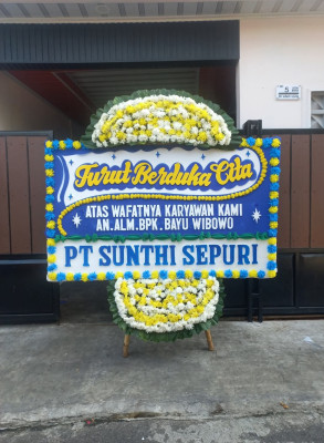 Papan Bunga Duka di Timbulharjo